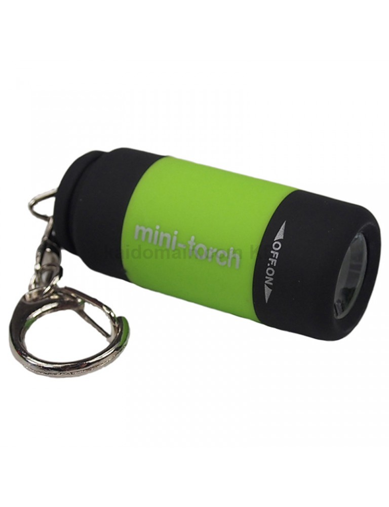 Mini Torch 25 Lumens USB Rechargeable LED Keychain